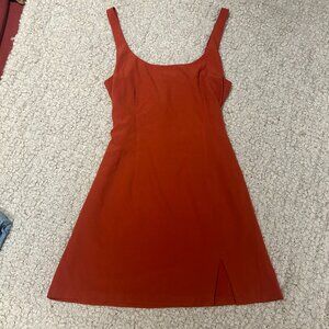 Abercrombie Red Hot 90s Summer Dress